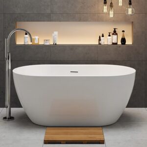 carys acrylic white freestanding bath 1415 x 745mm carys acrylic white freestanding bath 1415 x 745mm